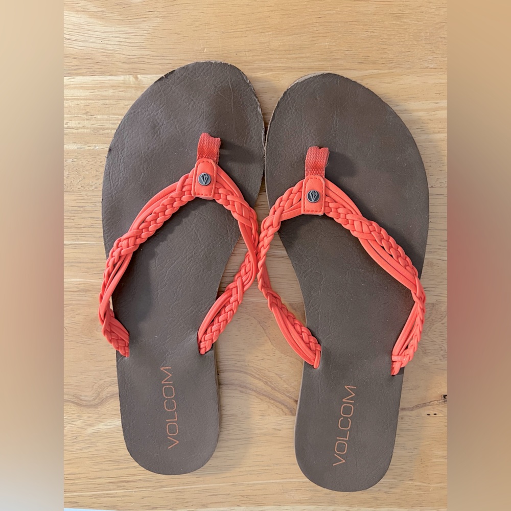 Volcom braided thong sandal